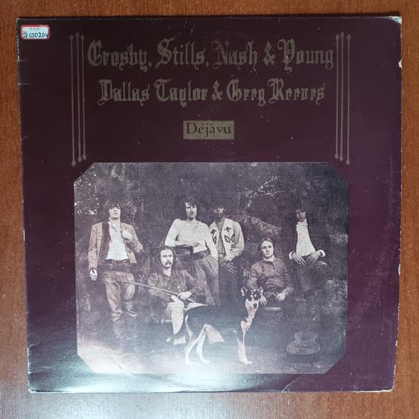 Crosby, Stills, Nash & Young - Déjà Vu Album Cover [Metaalprint]