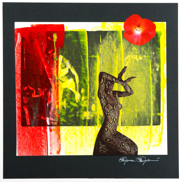 Current 93 - Looney Runes Album Cover [Metaalprint]