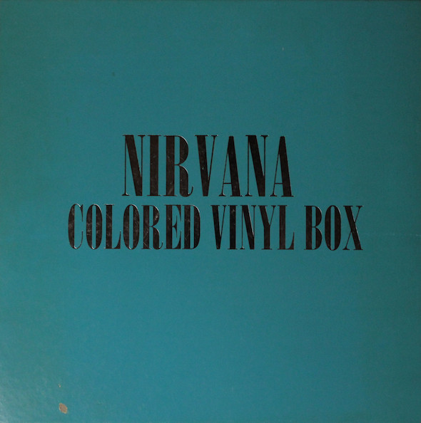 Nirvana - Colored Vinyl Box Album Cover [Metaalprint]