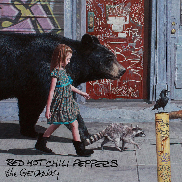 Red Hot Chili Peppers - The Getaway Album Cover [Metaalprint]