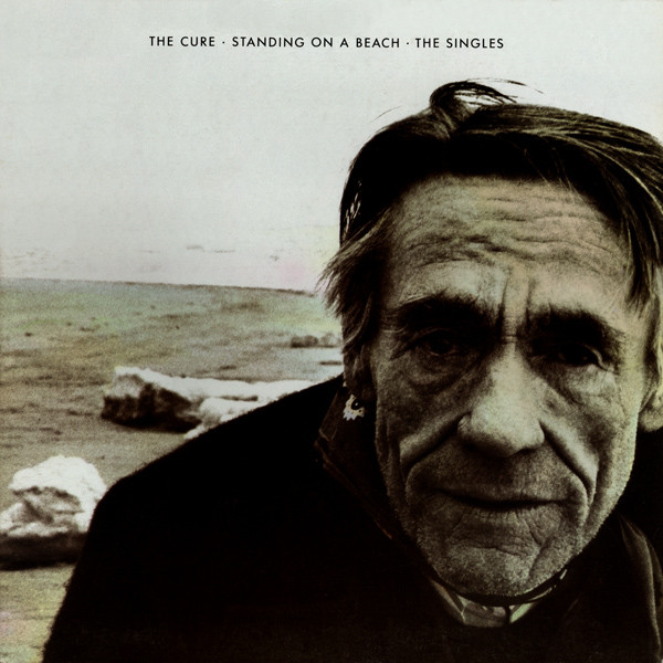 The Cure - The Singles Album Cover [Metaalprint]