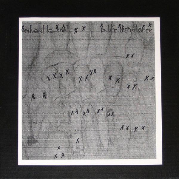 Edward Ka-Spel - Public Disturbance Album Cover [Metaalprint]