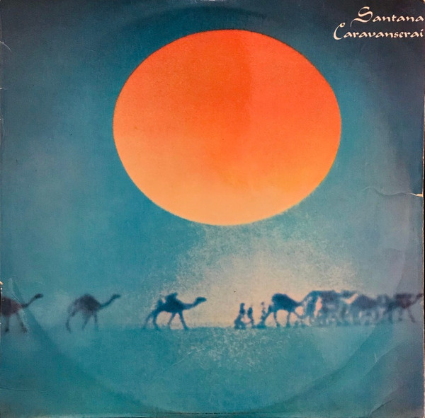 Santana - Caravanserai Album Cover [Metaalprint]