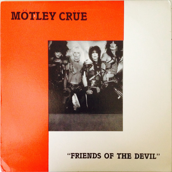 Mötley Crüe - Friends Of The Devil Album Cover [Metaalprint]