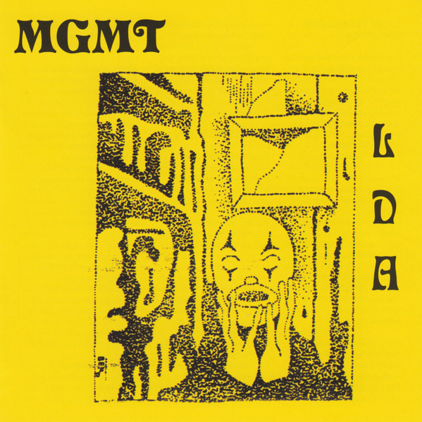 MGMT - Little Dark Age Album Cover [Metaalprint]