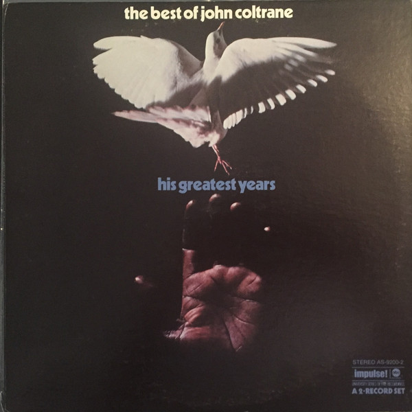John Coltrane - His Greatest Years Album Cover [Metaalprint]